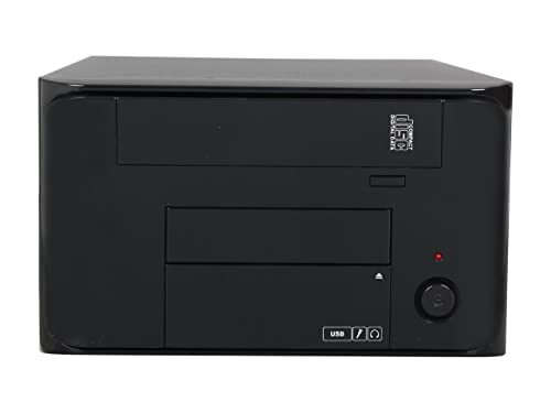 Gabinete Tower MI-008 Negro con Fuente de Alimentación ITX de 250 W y Conectividad SATA miniatura 2