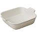 LE CREUSET - Tabuleiro Quad. 23cm Heritage, Merengue 61114237160006