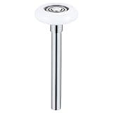 TEHAUX Quiet Garage Door Rollers Nylon Door Wheels Replacement Garage Roller, White 2in Ball Bearing