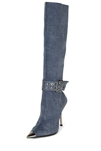 Flashback Blue Denim Silver / 8.5 #TOP12