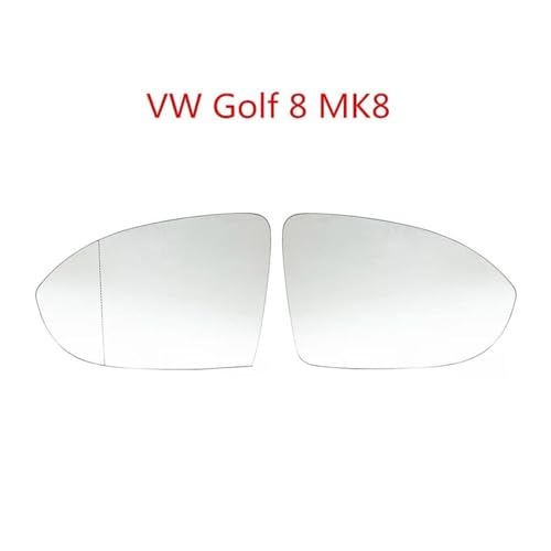 Verre rétroviseur Golf 8 chauffant HD pour MK8 2020-2024