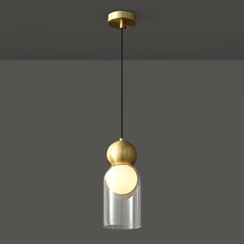 Luminaire d'évier de cuisine en verre avec suspension réglable
