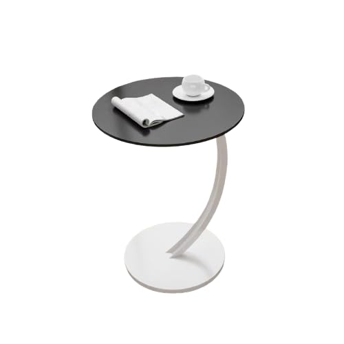 サイドテーブル ベッドサイドテーブル エンドテーブル C字型 一人暮らし食卓 小物置き 組立簡単 多機能 軽量 小型 省スペース おしゃれ