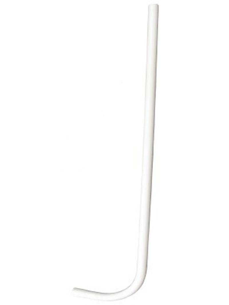 White hockey stick with a 38mm diameter (used internally & externally)