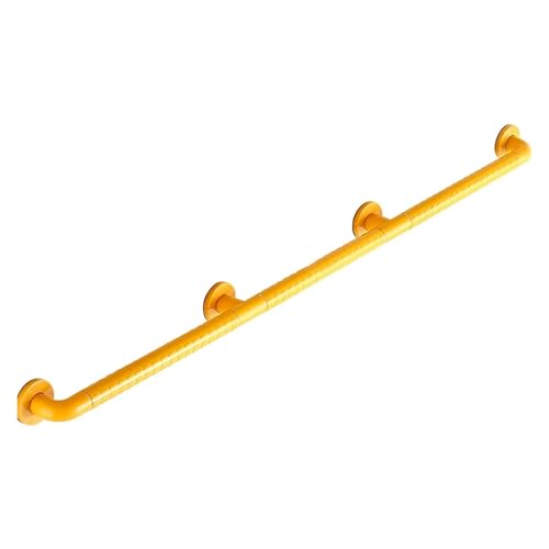 Rampe d'escalier en acier inoxydable de haute qualité jaune 80 cm avec support mural fixe - 2