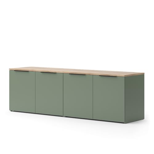 Vicco Wohnwand Wido, Grün, 2 Teile Vicco Wohnwand Wido, Grün, 2 Teile