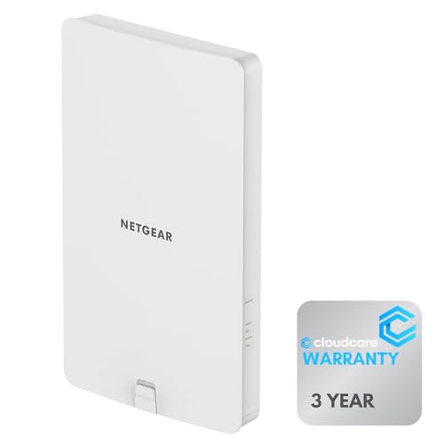 Image of NETGEAR WAX610Y Wi-Fi 6 Outdoor Access Point | Up to 200 Devices | Dual Band | Insight Cloud Management | Cloud Care's 3 Year Warranty SupportPlus Included