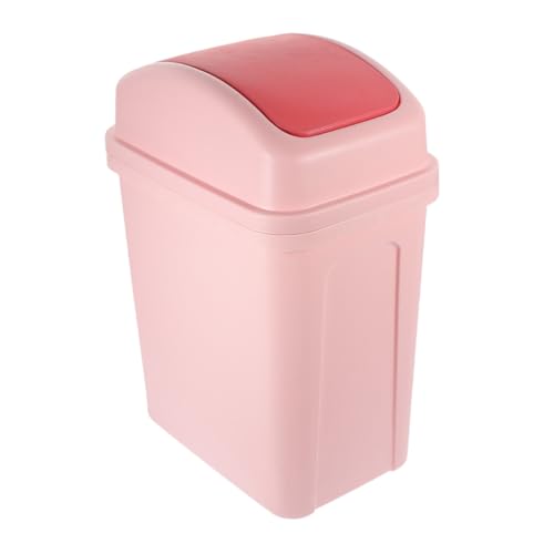 Caneca de Basura de Plástico con Tapa Abatible Capacidad Grande