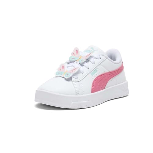 PUMA Toddler Girls Jada Classic Butterflies Lace Up Sneakers Shoes Casual - White - Size 3 M2