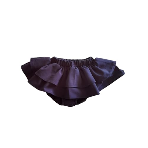 Girls' Pants Summer Children's Shorts Wear Baby Culottes Cake Skirt Children's Pants Skirt Preppy (Dark Blue, 2-3 Years)
