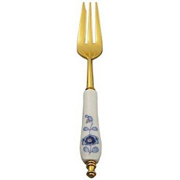 Narumi 9682-9384F Cutlery, Milan, Blue, Cake Fork, Length: 5.1 inches (13  cm), Made in Japan