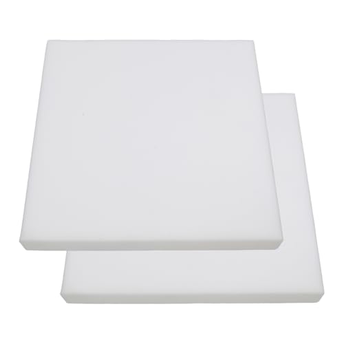 Kichvoe 2 Cojines de Tapicería de Esponja Cuadrada de Alta Densidad para Sofá y Sillón, Soporte Cómodo y Versátil para Uso en Hogar y Proyectos DIY