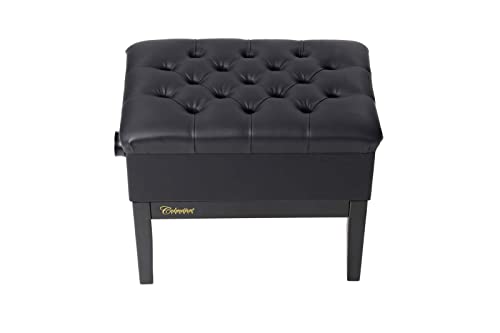 Colmann France – Banquette Piano Luxe Grand Concert à réglage hydraulique avec très Grand Coffre de Rangement, Noir - Les Beatles, Paul McCartney, John Lennon, RIngo Starr, George Harrison Colmann France – Banquette Piano Luxe Grand Concert à réglage hydraulique avec très Grand Coffre de Rangement, Noir – Image 7