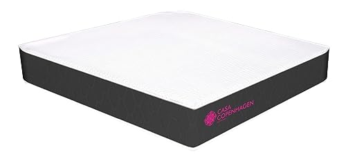 Image of Casa Copenhagen,Dual Memory Foam 5-Inch Single Size Premium Mattress 7 Years Warranty - 72x36x5 Inches - Dark Midnight Grey