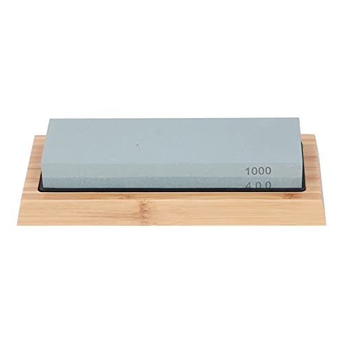 SIK Sharpening Stone Set, 400/1000 3000/8000 Grit Double Sided Whetstone Stable Structure Easy to Operate High Efficiency for Metal Blade Polishing