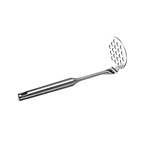 Ipetboom Prensador de Patatas Inoxidable Triturador Manual de Gadget de Cocina para Purés y Comidas Caseras Diseño Compacto y Portátil para Camping y Picnics