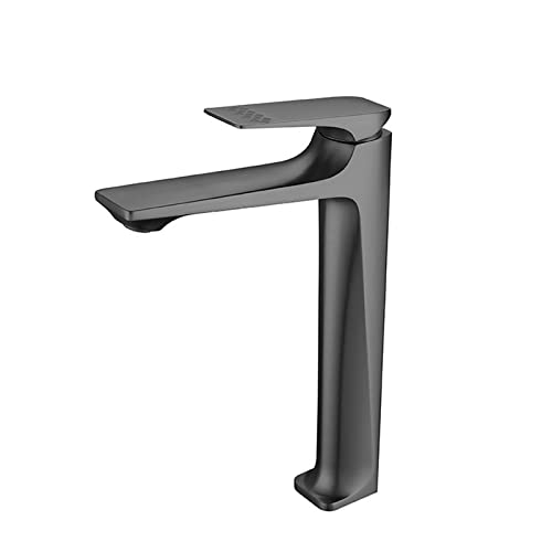 Grifo de baño negro mate para renovar el lavabo de un aseo moderno