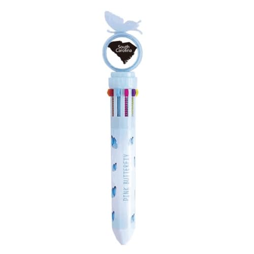 Stylo à bille multicolore thématique Amérique du Sud parfait pour illustrer vos cahiers d'école