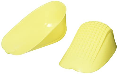 MUELLER Sports Medicine Standard Heel Cups, Foot Pain Relief Support for Men and Women, Ideal for Shin Splints, Heel Spurs, Plantar Fasciitis, 1 Pair, Gold, Regular