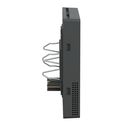 Schneider Electric Connected Raumtemperaturregler-Modul, Steuerung per App oder manuell, System Design, anthrazit, Artikelnummer MEG5779-6034