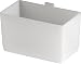 Akro-Mils 30102 2-3/4-Inch by 5-Inch by 3-Inch Large Bin Cup for Shelf Bins, White, 24-Case