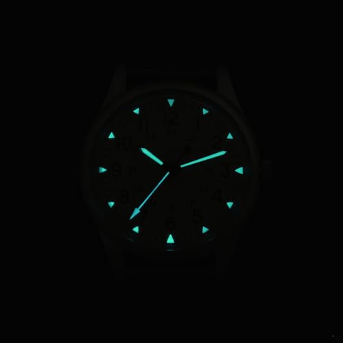 Image of TACTICAL FROG Militado ML08 Field Watch Japanese Sweep VH31 / 515 Movt with Calendar, Men's Military Watch Sapphire Crystal 10 ATM Waterproof Analog Watches for Men
