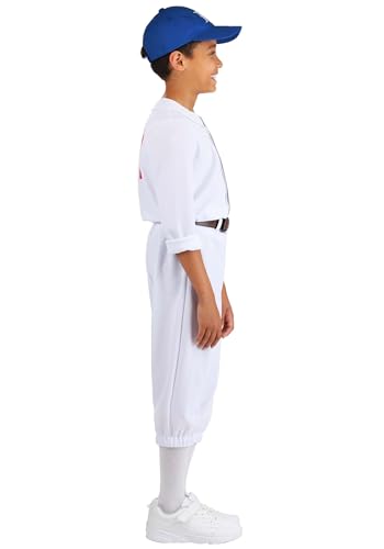 Disfraz clásico de béisbol para niños con camisa, pantalón y gorra miniatura 5