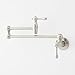 Signature Hardware 954008 4.6 GPM Double Handle Wall Mounted Retractable Pot Filler - Brushed Gold
