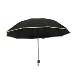 JUMPLAWN Winddichte Dubbele Luifel Golfparaplu Grote Opvouwbare Parasol met Aerodynamisch Ontwerp Te Openen Lichtgewicht voor Reizen Buitenactiviteiten