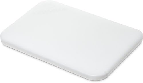 Carlisle 1090102 Commercial Cutting Board, Polyethylene (HDPE), White