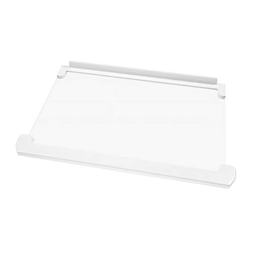 Ariston Estante de cristal con perfiles | Dimensiones: 434 x 292 x 4 | Repuesto original para frigoríficos Indesit Hotpoint |