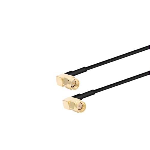 RF�����P�[�u�� �I�X-���X�R�l�N�^�����P�[�u�� ���t�B�[�_�[���C�� WiFi�l�b�g���[�N�J�[�h���[�^�[�A���e�i�p(SMA M90 to RPSMA M90,15CM)