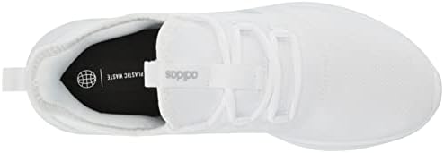 adidas Cloud Foam-Pure Running Shoe, White/White/Silver Metallic, 11 US Unisex Little Kid | Image 4