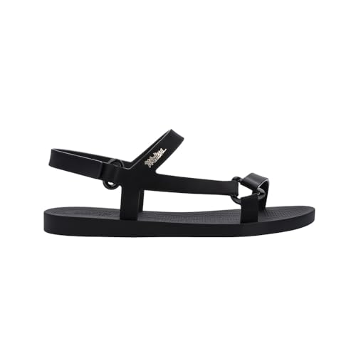 Sandália Melissa Sun Downtown Feminino, Preto/Preto, 35