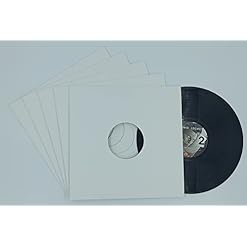 20 Pochettes de Protection extérieures en Carton Blanches pour Vos vinyles 33 Tours - Les Beatles, Paul McCartney, John Lennon, RIngo Starr, George Harrison