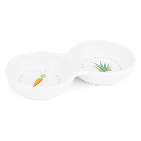 Navaris Double Food Bowl for Small Animals Cover