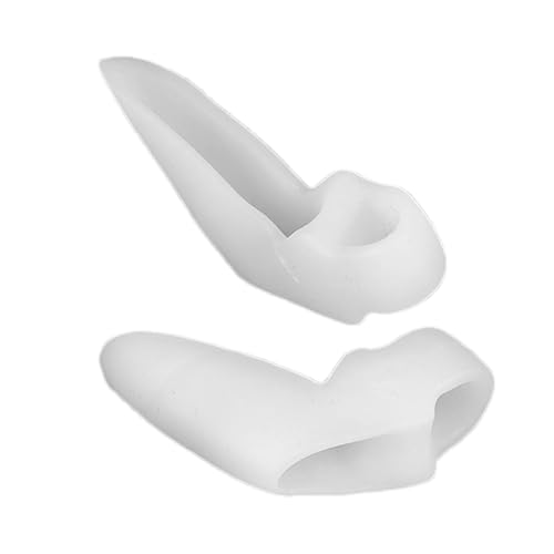 Toe Separators - Orthopedic Splint | Toe Spacers for Overlapping Toes | 2PCS Silicone Big Toe Gel Cushion Pads | Big Toe Separator Straightener Spacer, Cushion Protector, Toe Cushion for Yoga Practice