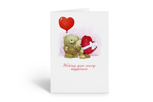 Stonehouse Bear Card with Balloon and Candy Box