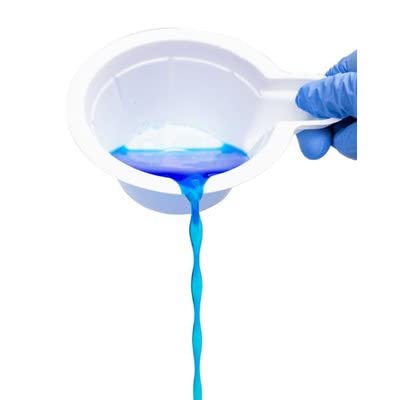 Heathrow Scientific Liquid Weighing Pour Boats with Pour Spout and Handle, Small-Sized, 50 mL Capacity, Polystyrene, Disposable, White (200 Per Pack)