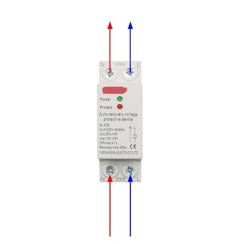 Relais de protection 63A haute précision contre surtensions 230V - 6