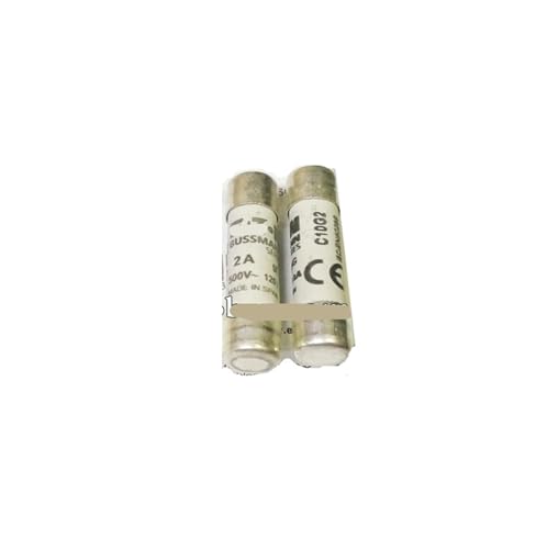 Fusible C10G2 2A 500V AC cartouche 10x38 mm pour tableau électrique domestique