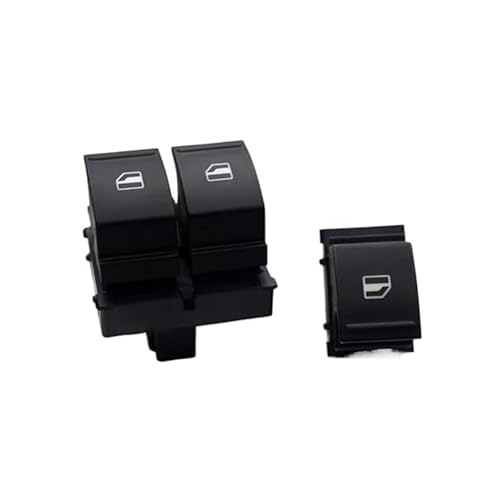 Botones de ventanas para coche con tacto suave y ajuste perfecto para Polo 6R y EOS