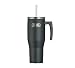 Produktbild Thermos REFRESHING SERIES Isolier-Trinkbecher 1,1l schwarz matt, Tumbler mit Strohhalm und Griff für unterwegs, Arbeit oder zu Hause, geschmacksneutraler doppelwandiger Edelstahl