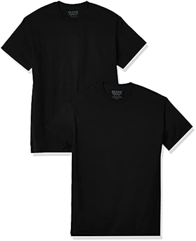 Gildan Adult DryBlend T-Shirt, Style G8000, Multipack, Black (2-Pack), 2X-Large