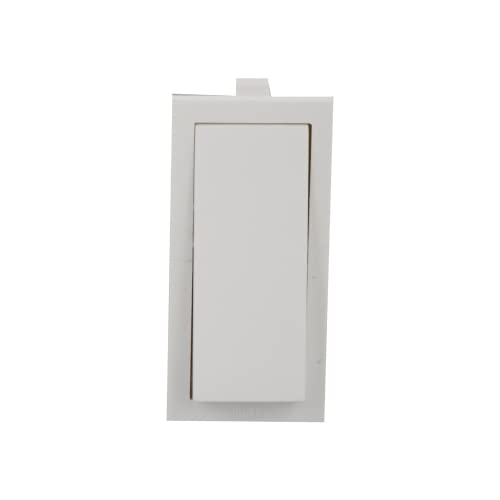 Image of Anchor by Panasonic Roma Classic 1 Module 20A One Way Switch, Heavy Duty Switch for Inductive Loads - Motors, Fans, Appliances, White Switch, (21066-1)