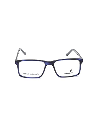 Fastrack Adult Unisex Square Eyeglasses Blue Prescription Eyewear Frames-51 (FT1147MFP1V) For Rs. 589 @ 63 %