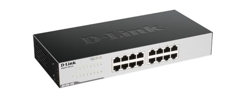 Switch Gigabit de 16 puertos Ethernet para red de escritorio conmutada 2