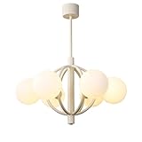 Lámparas de techo colgantes modernas Con Forma de Globo de vidrio Blanco,...