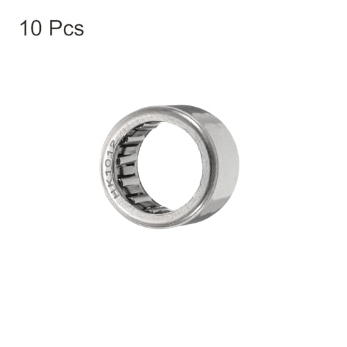 QUARKZMAN 10 Stück HK1012 Nadellager 10x14x12mm, temperaturbeständiges Stahllager