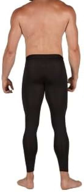 Calça Térmica Masculina Lisa Esportiva Compressão Básica Segunda Pele Treino Fitness